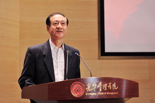 全國政協副主席，九三學社中央主席韓啟德致辭