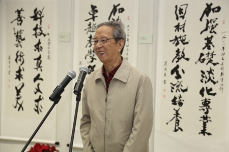 著名書法家楊辛教授發言