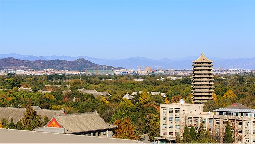 燕園遠眺