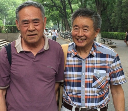 尚玉昌老師（左）與潘惟鈞老師（右）合影