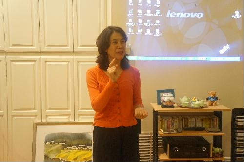 柯楊代表訪問團一行發言