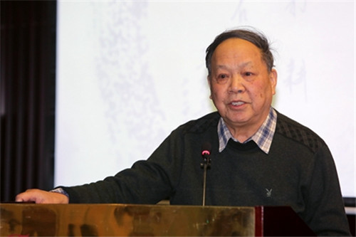 原物理系主任甘子釗院士發言